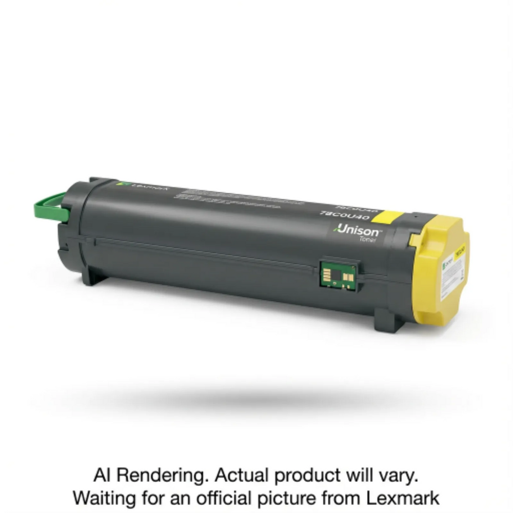 Lexmark 78C0U40 Yellow Ultra HY Toner