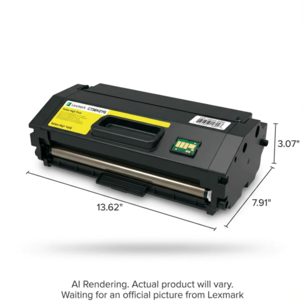 Lexmark C/X736,X738 Yellow 10K Toner Cartridge