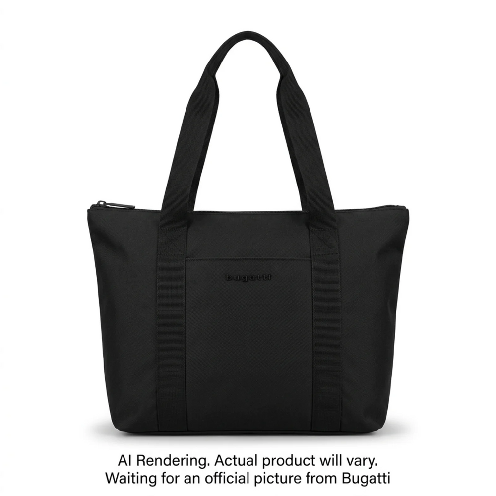 Bugatti- Tote Bag-Chicago- Polyester-Black