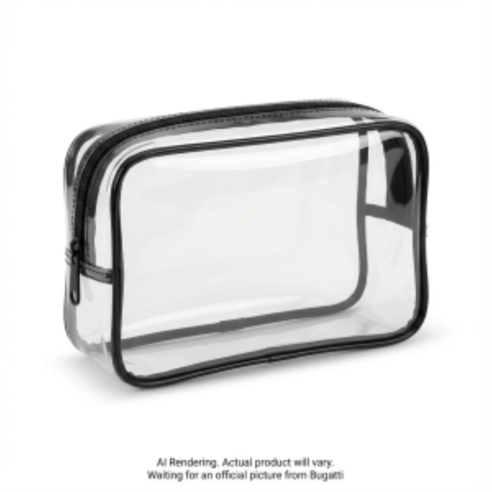 Downtown Essentials Transparent Toiletry Bag TAC2634BU-BLACK
