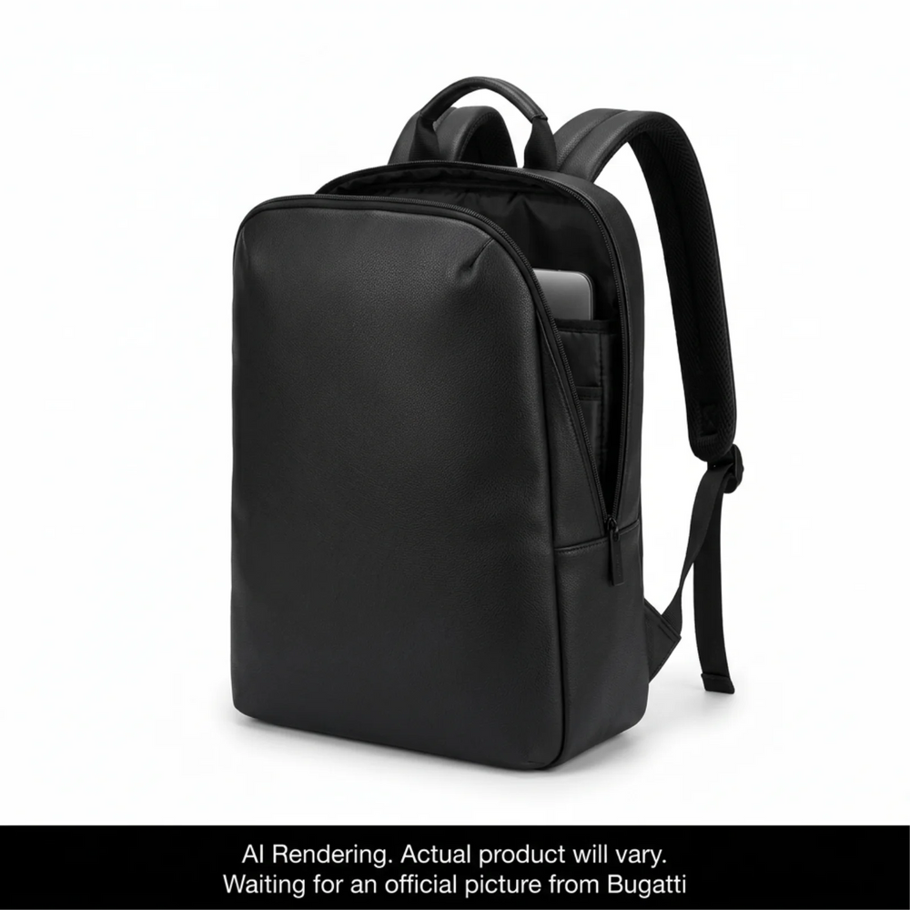 Bugatti- Backpack-Lisbon-PU-Black