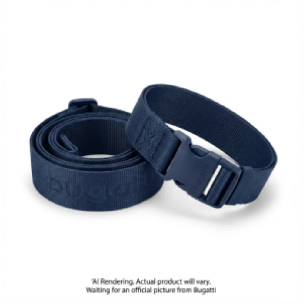 Downtown Essentials 2Pcs Luggage Straps TAC2632BU-NAVY