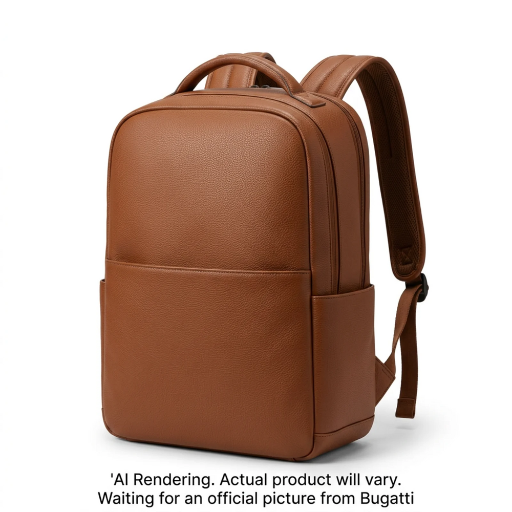 Backpack- Bugatti- Wellington- PU- Cognac