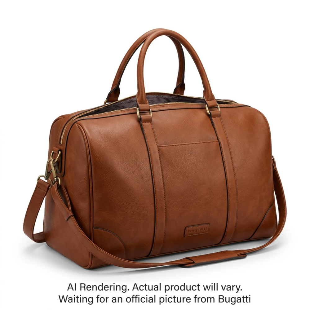 Bugatti- Wellington- Duffle Bag- PU- Cognac