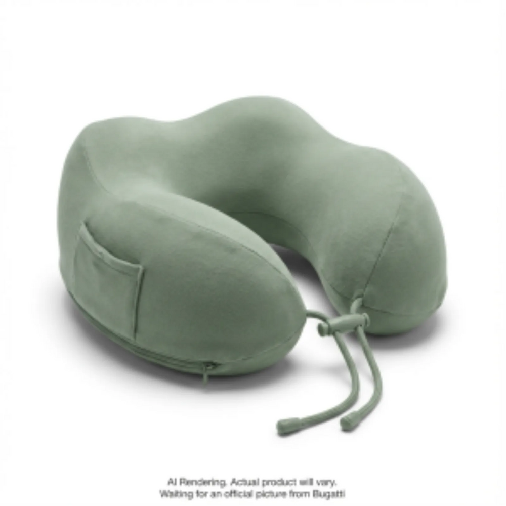 Travel Ergonomic Neck Pillow - Madse Of 280G Polyester + 260G Pu Memory Foam