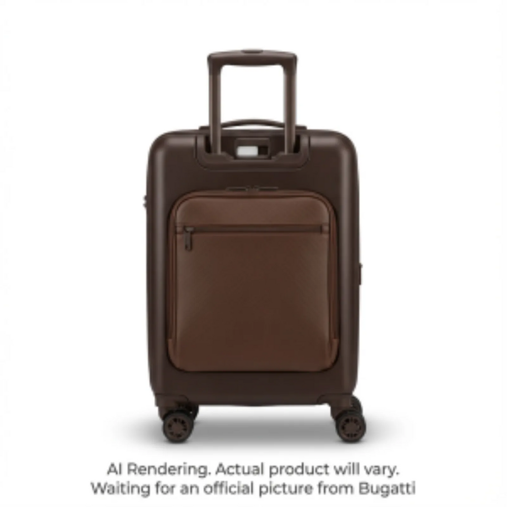 Bugatti Munich Pro Front Pocket Carry-On Luggage - Abs + Pc Blend - Mocha
