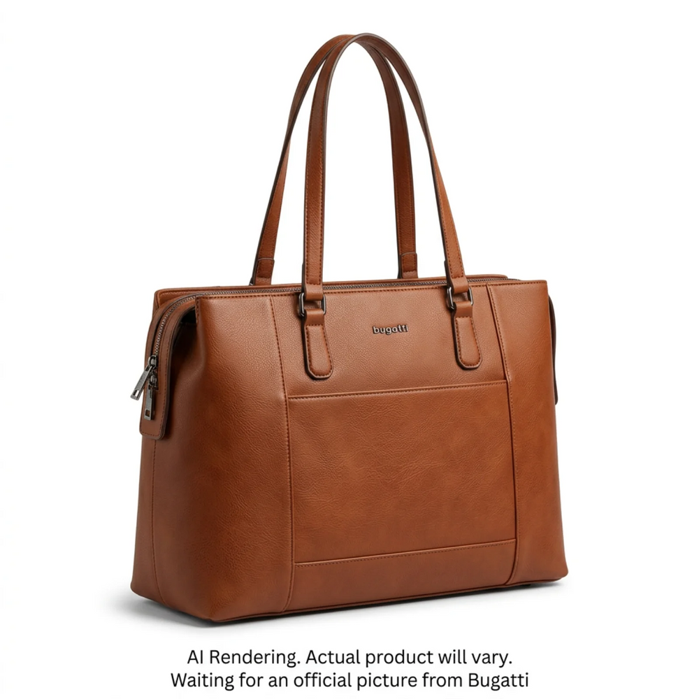 Bugatti- Tote Bag- Wellington- PU -Tan