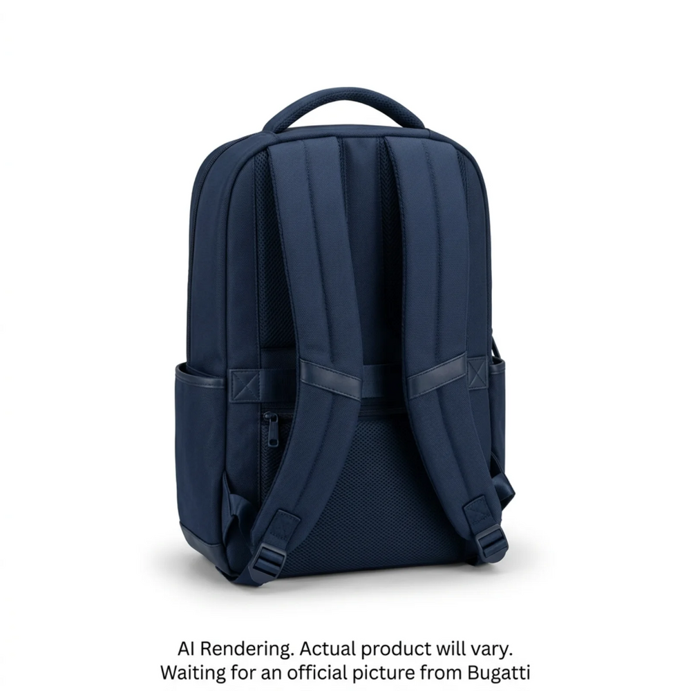 Backpack- Bugatti- Hudson- Polyester- Navy