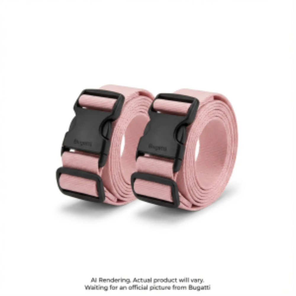 Downtown Essentials 2Pcs Luggage Straps TAC2632BU-PINK
