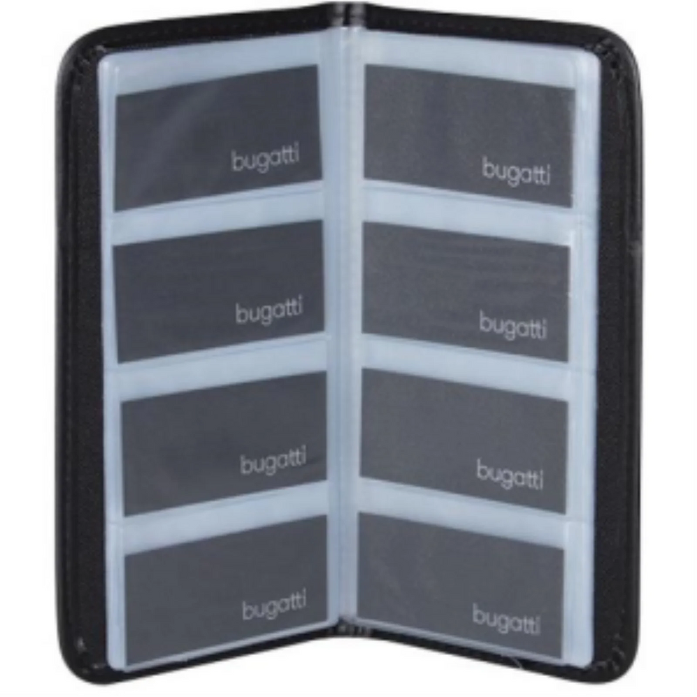 Bugatti Business Card Case Polyester & Synthetic Leather