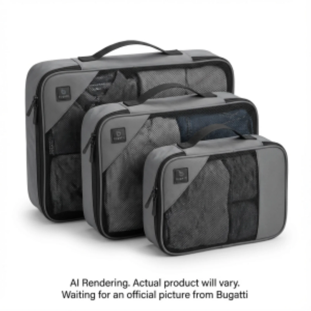 Bugatti - 3 Pcs Set Packing Cubes - Polyester