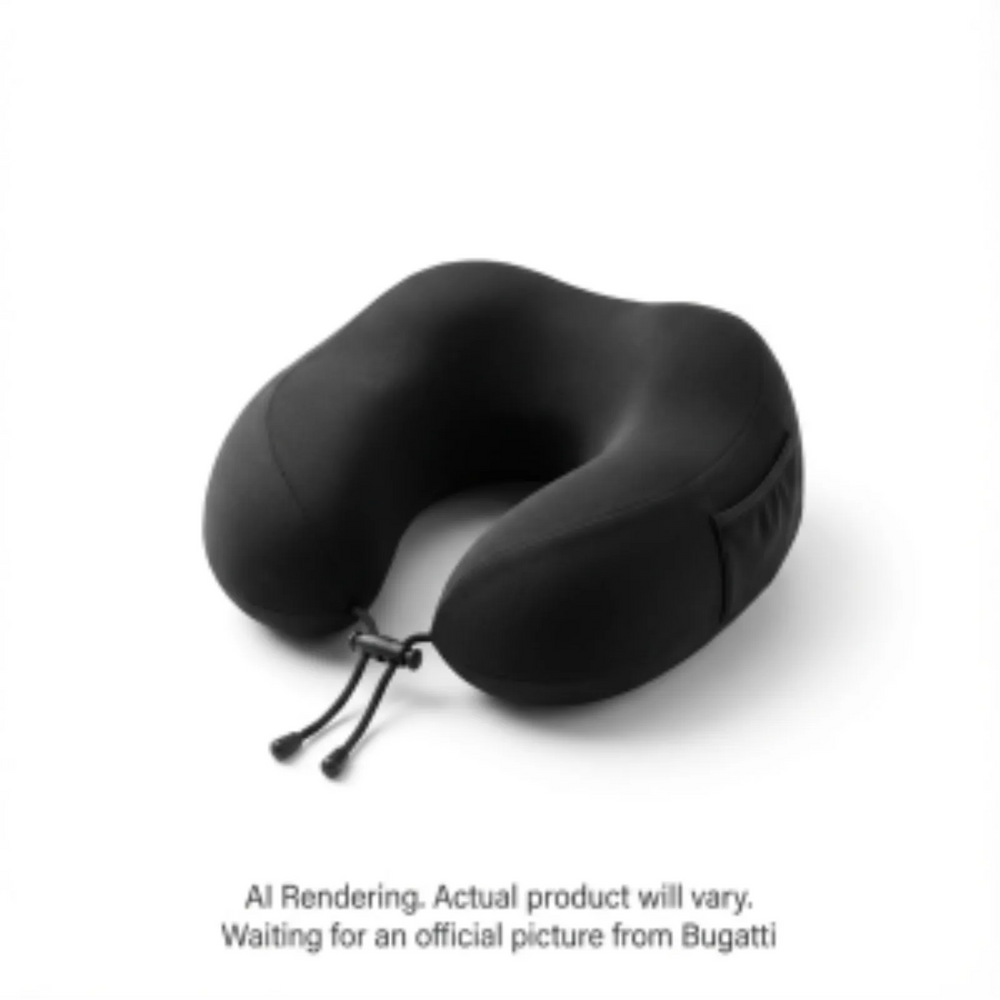 Bugatti Travel Ergonomic Neck Pillow Madse Of 280G Polyester + 260G Pu Memory Foam
