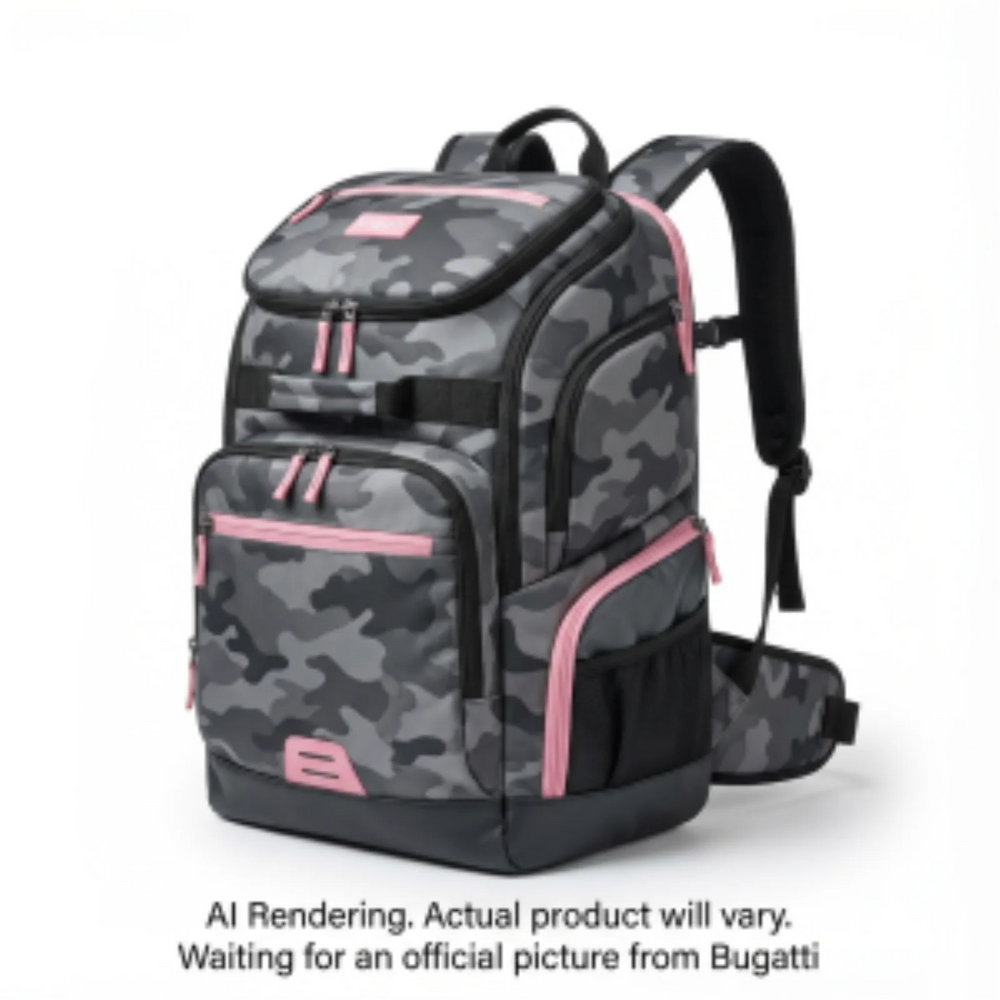 K&B Sport Junior Copper Backpack - Greycamo/Pnk