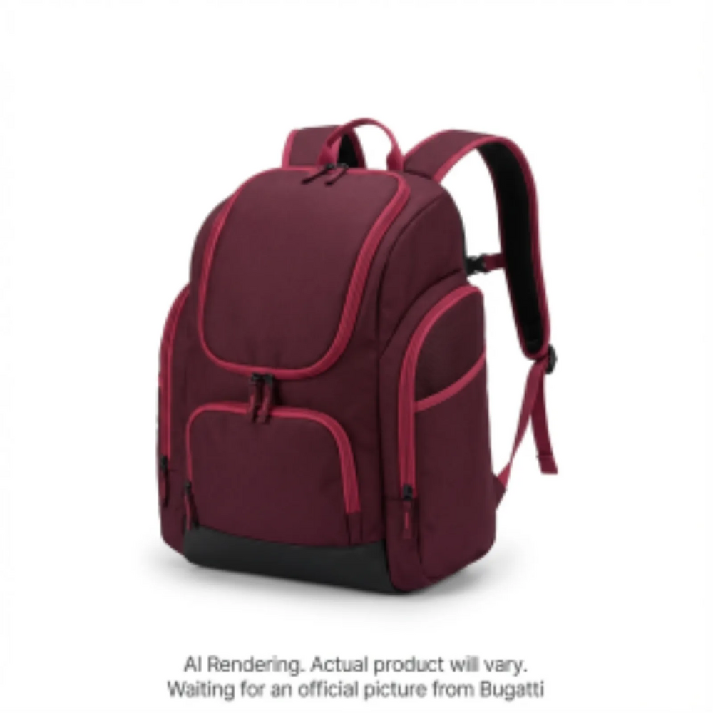 K&B Sport Junior Ski Boot Backpack - Burgundy / Raspberry
