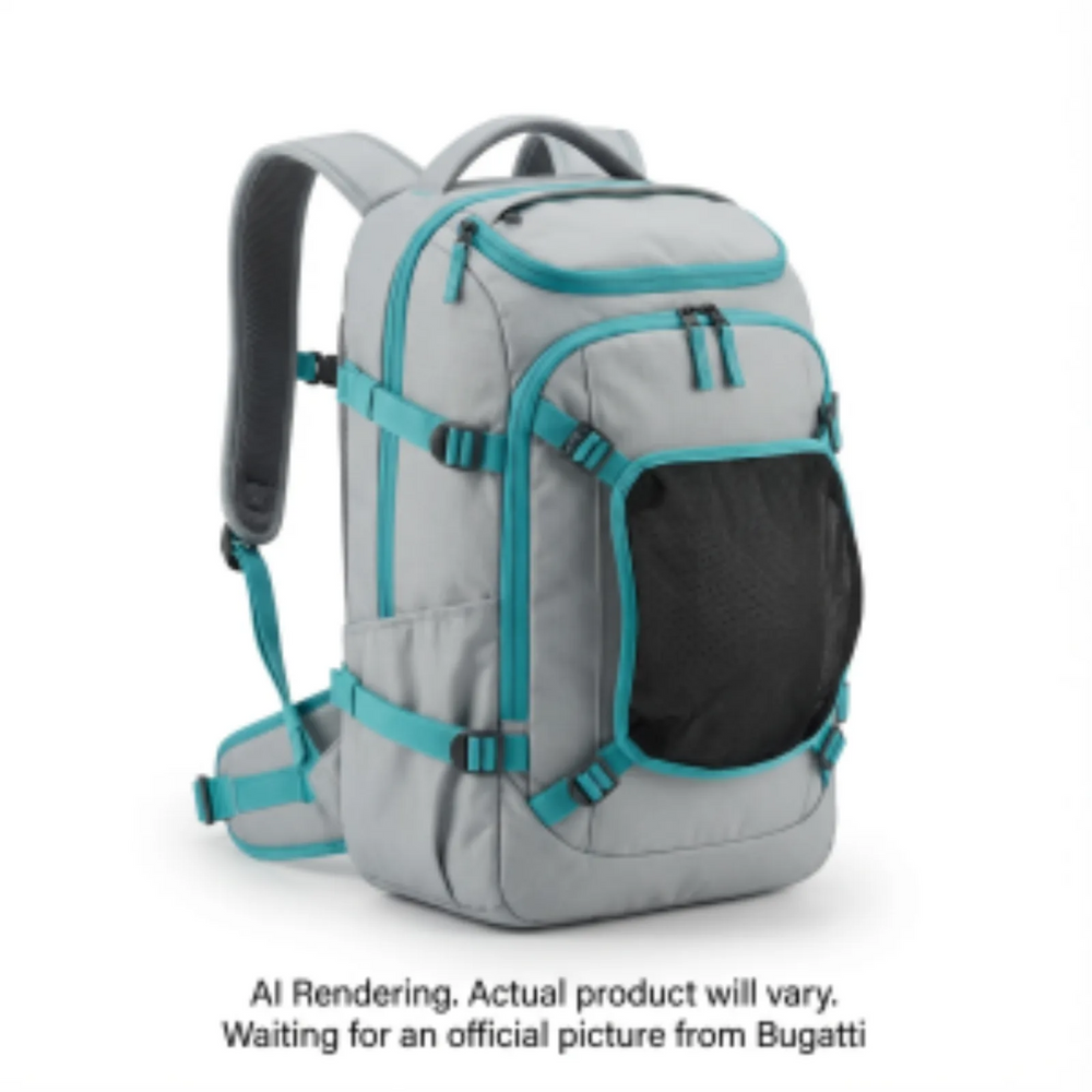 K&B Sport Whistler Boot Pack - Light Grey / Turquoise