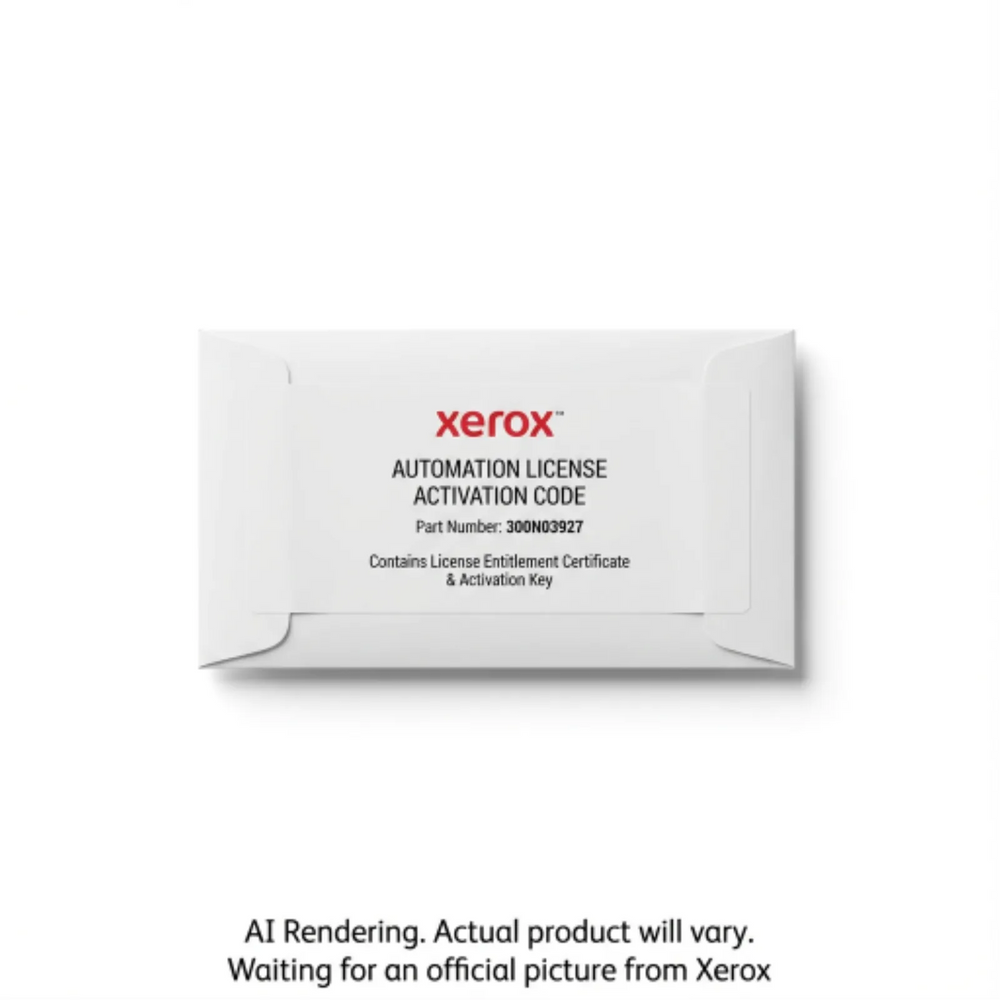 Xerox Automation License Activation Code300N03927