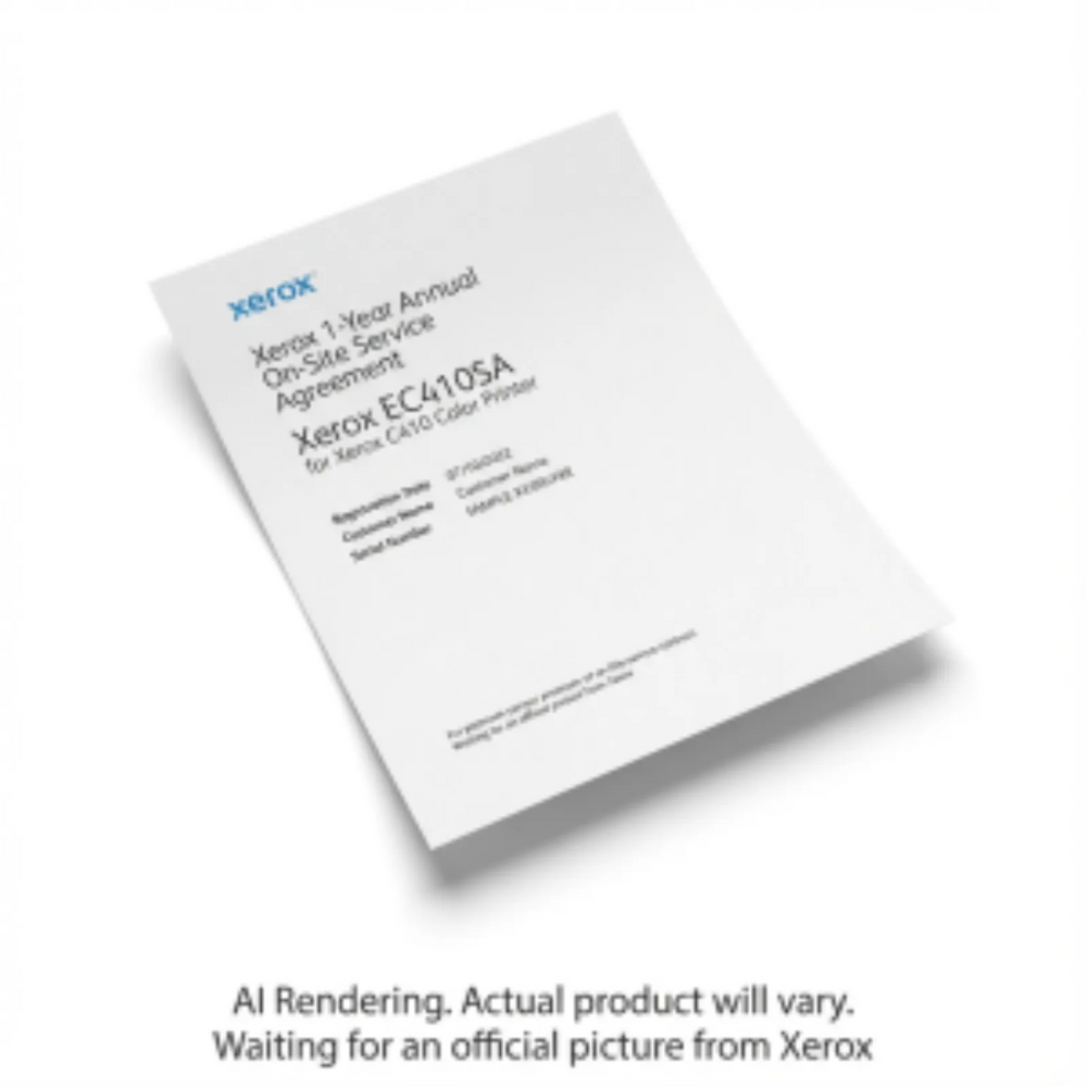 Xerox 1 YEAR ANNUAL ON-SITE SERVICE, ORDERABLE IF PR