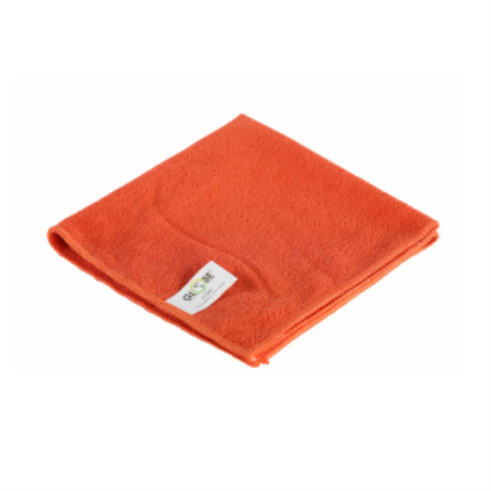 14"x14" Microfiber Cloth 240GSM Orange (Pack of 10)