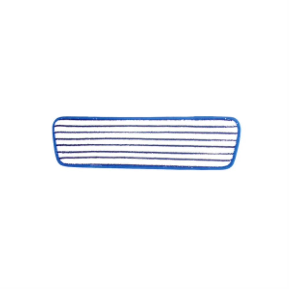 Microfiber Flat Finish Mop 18" Blue/White