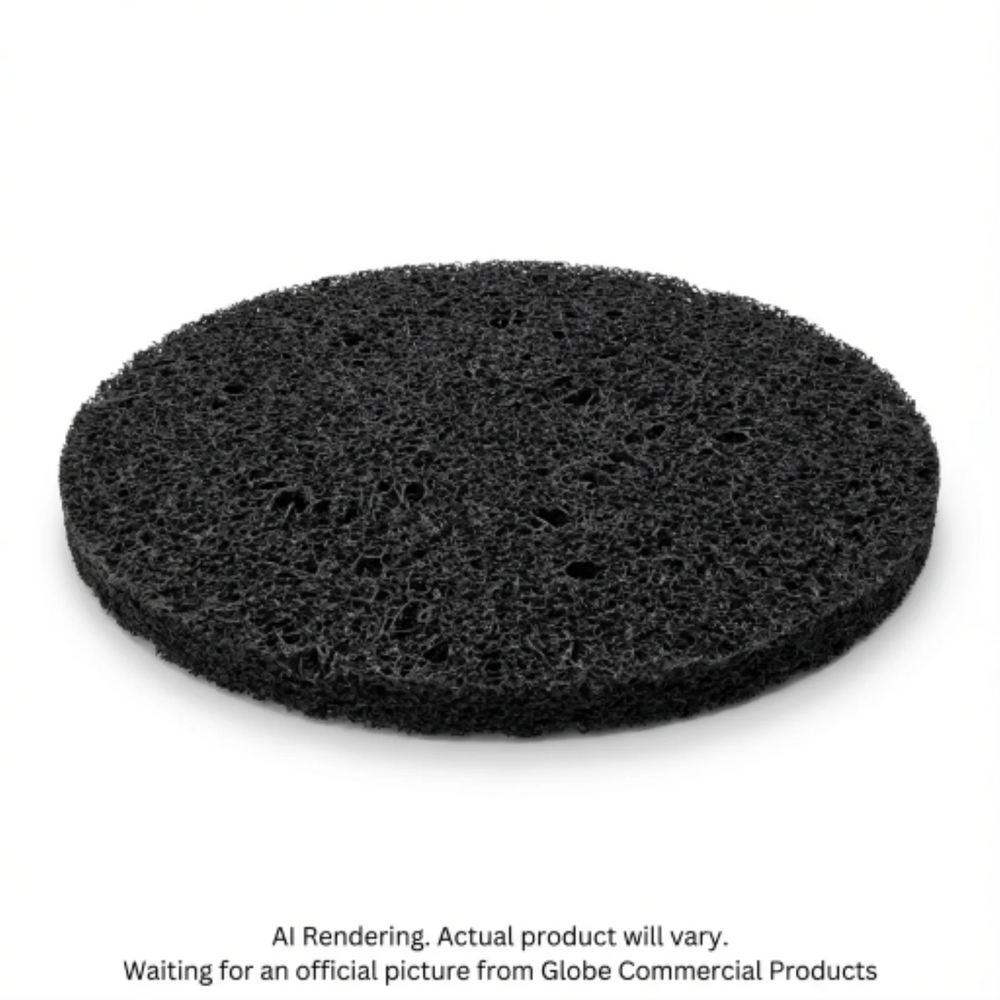 18" Black Stripping Floor Pad
