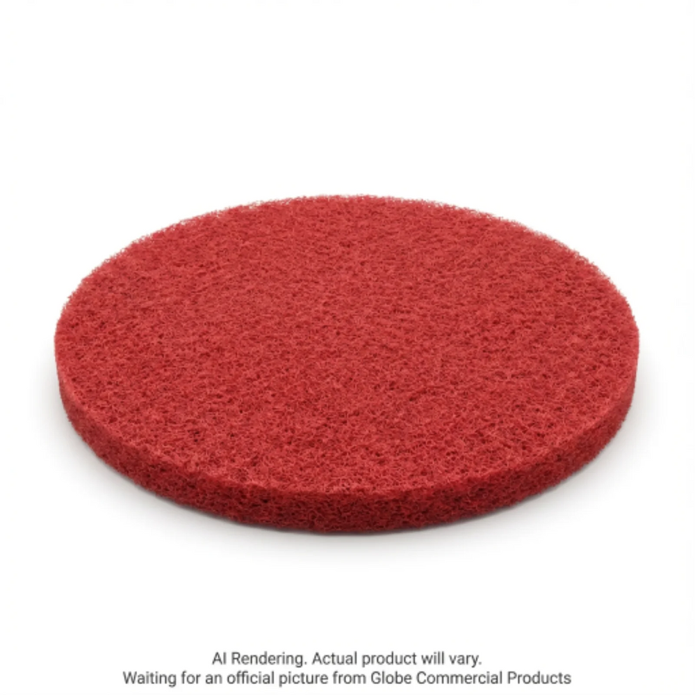 11" Red Buffing Floor Pad