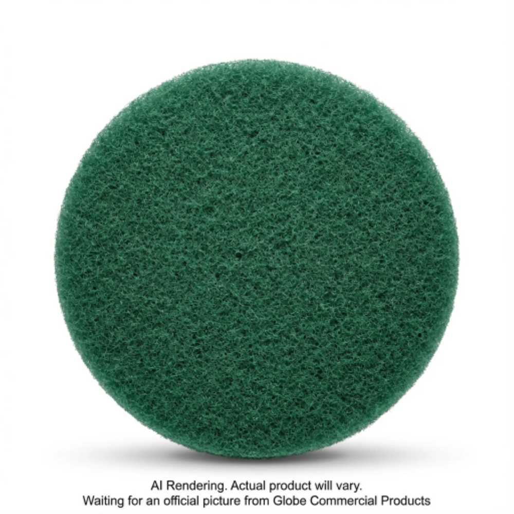 10" Green Scrubbing Floor Pad