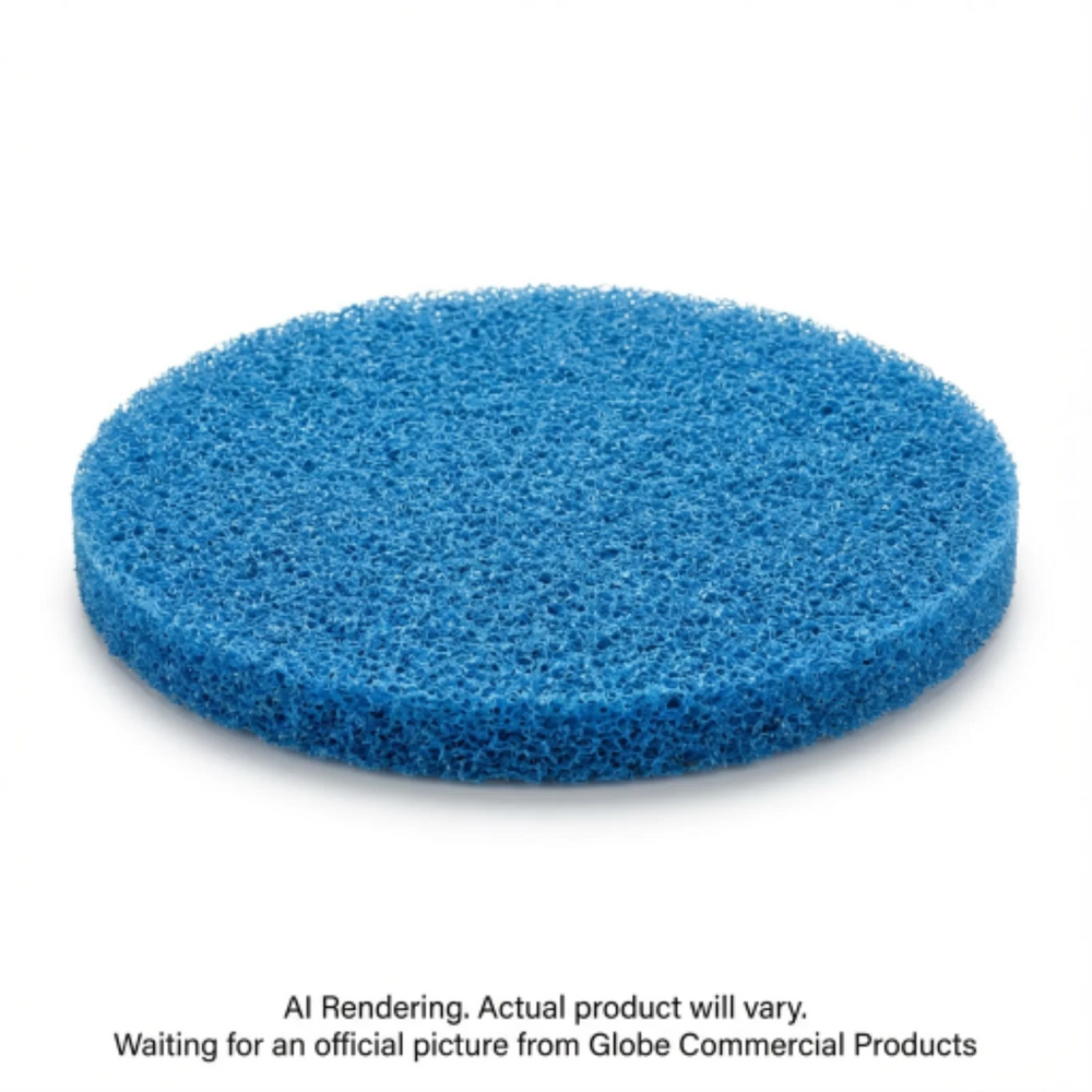 10" Blue Cleaner Floor Pad