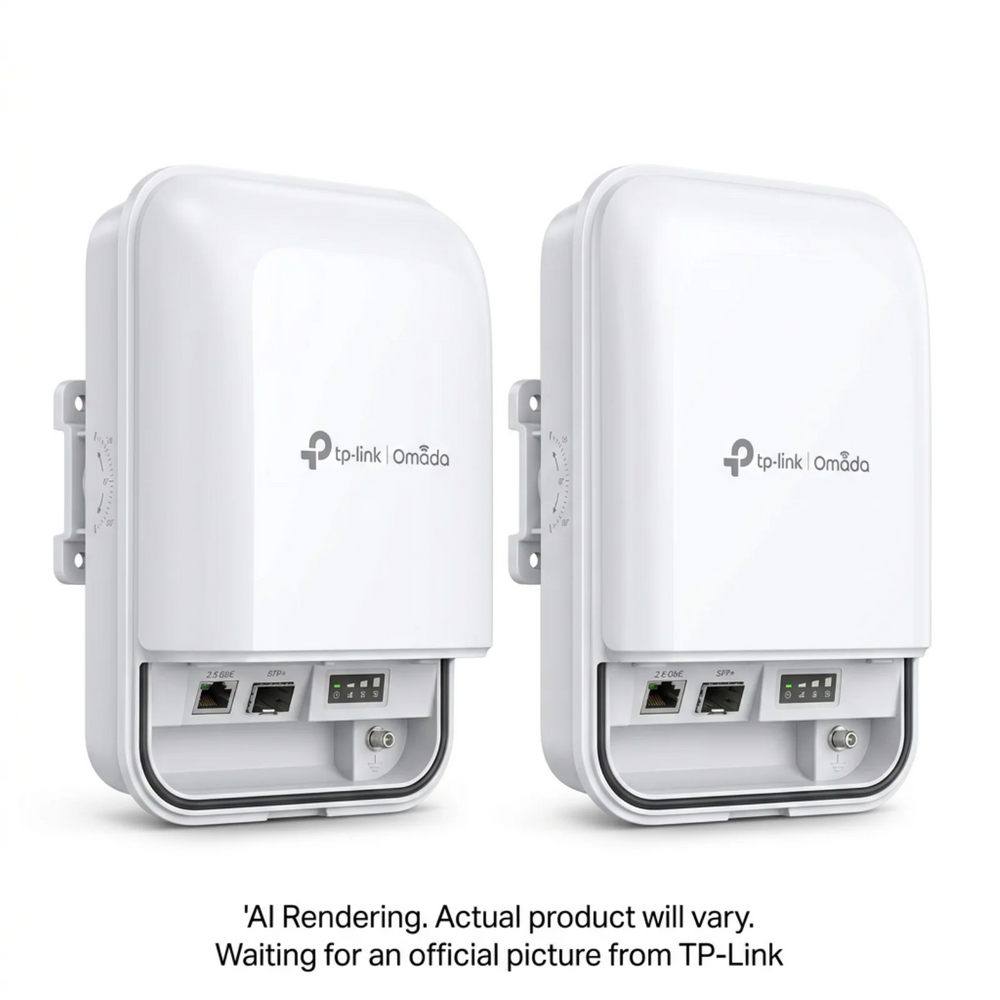 Omada Wi-Fi 7 5 GHz & 6 GHz MLO PtP Wireless Bridge