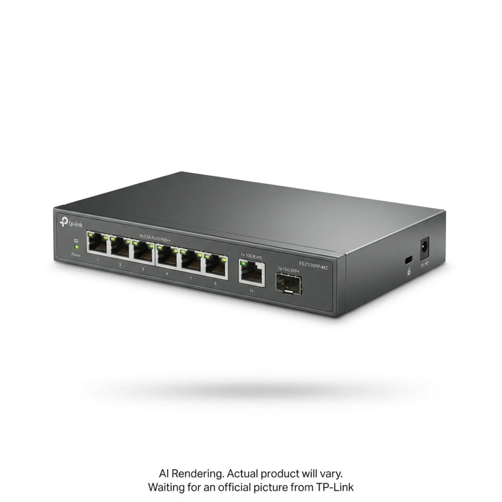 Omada 8-Port 2.5G + 2-Port 10G Easy Managed Switch with 8-Port PoE++