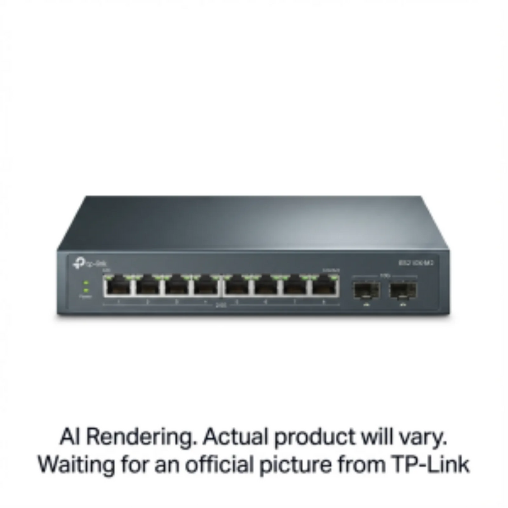Omada 8-Port 2.5GBASE-T Easy Managed Switch with 2 10GE SFP+ Slots