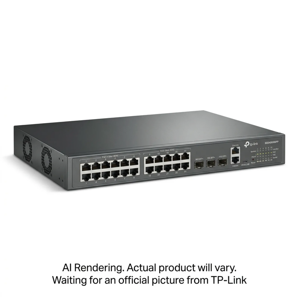 Omada 24-Port Gigabit and 4-Port 10GE SFP+ L2+ Managed Switch