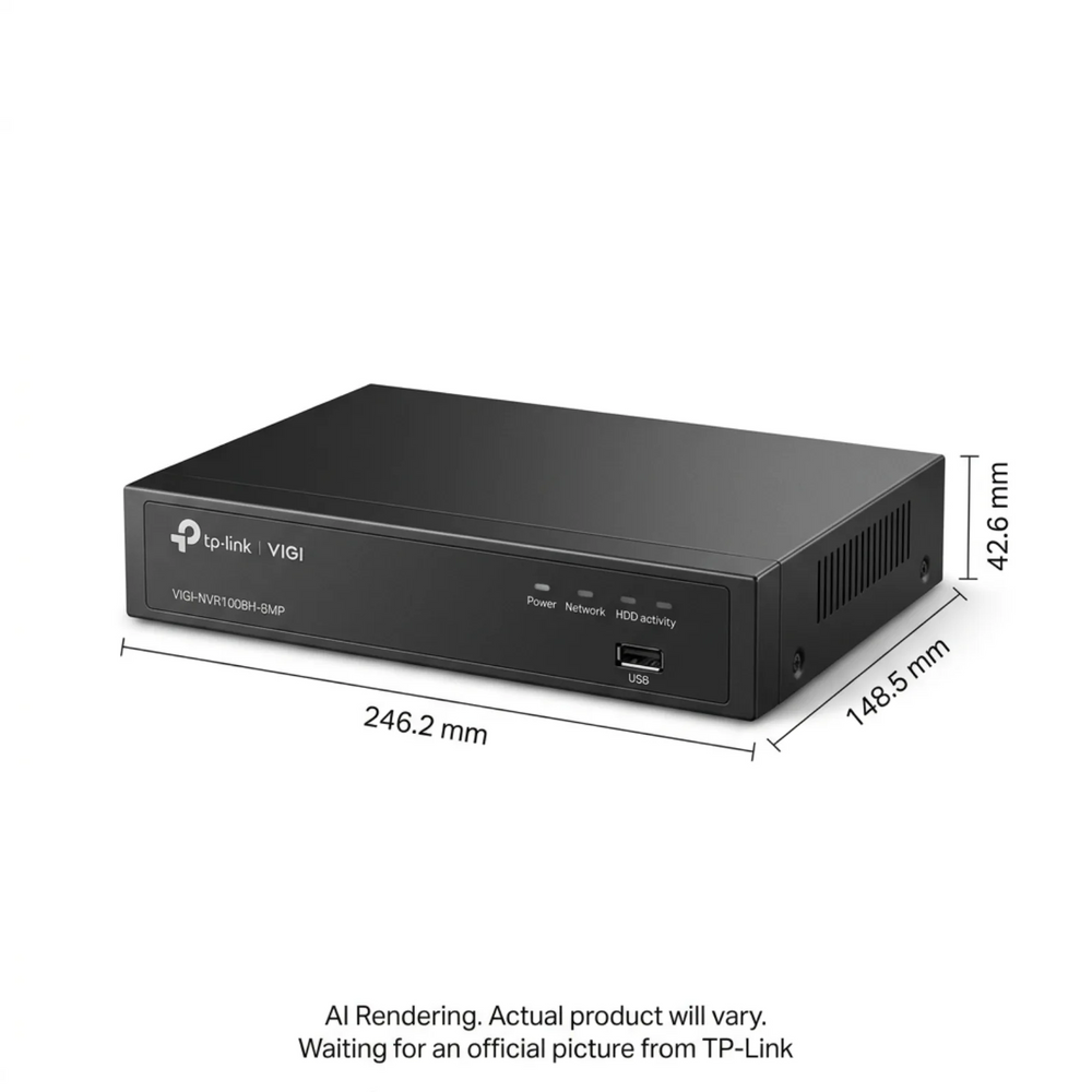 8 Channel PoE Network Video Recorder