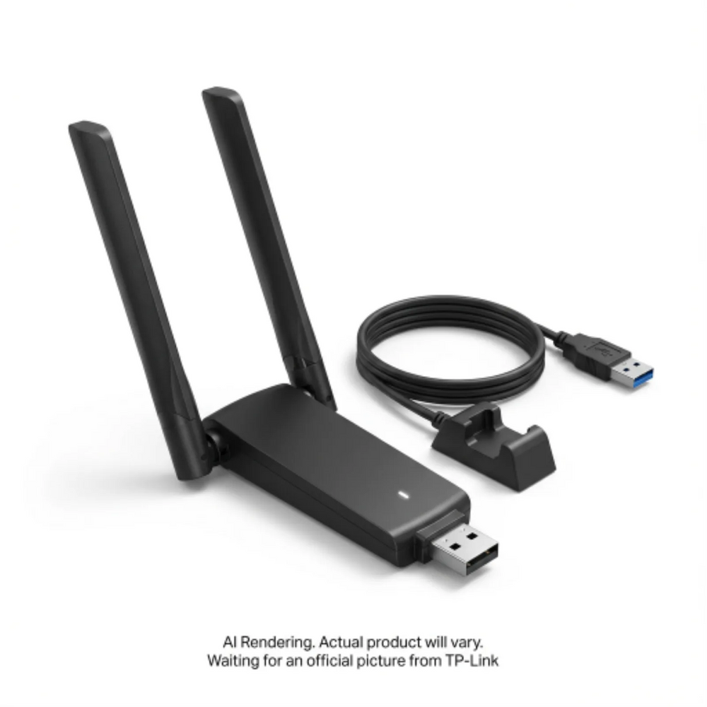 AXE5400 High Gain Tri-Band Wi-Fi 6E USB Adapter