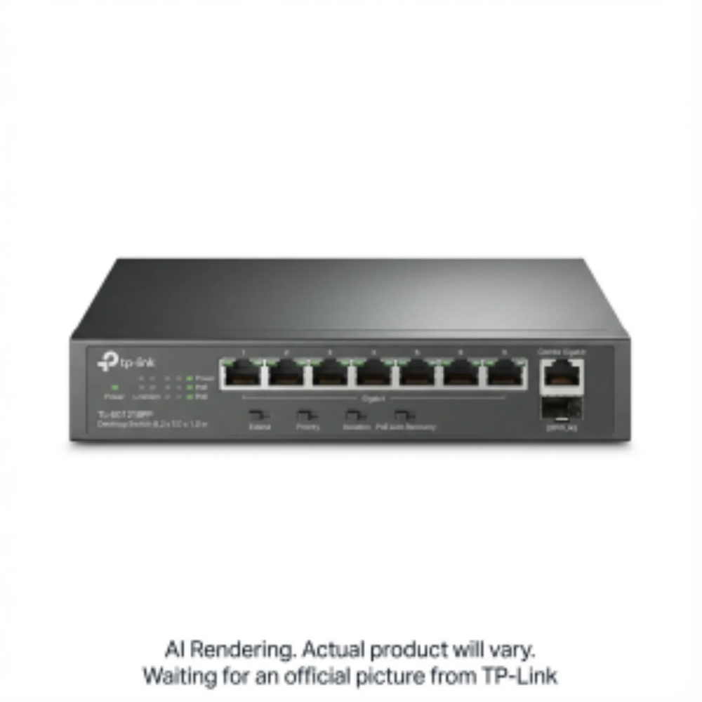 TP-Link 10-Port Gigabit Desktop Switch with 6-Po