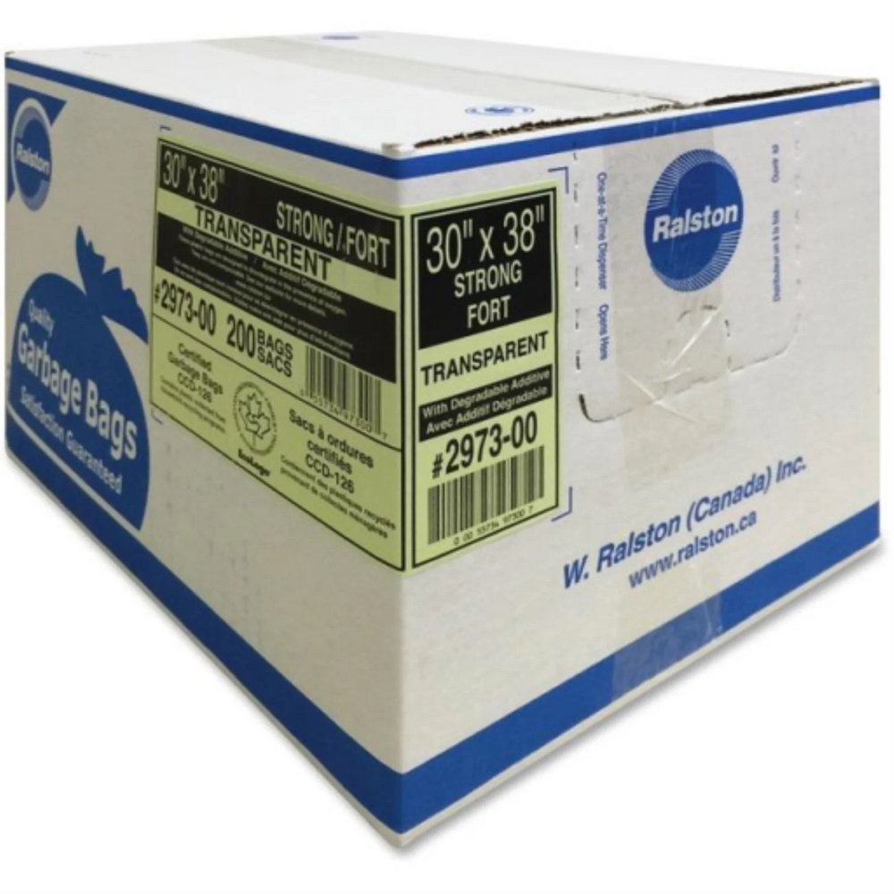 Compostable Bags 25" X 30" Norseman Curbside Liner/Bac Vert Brown - 10 Bags