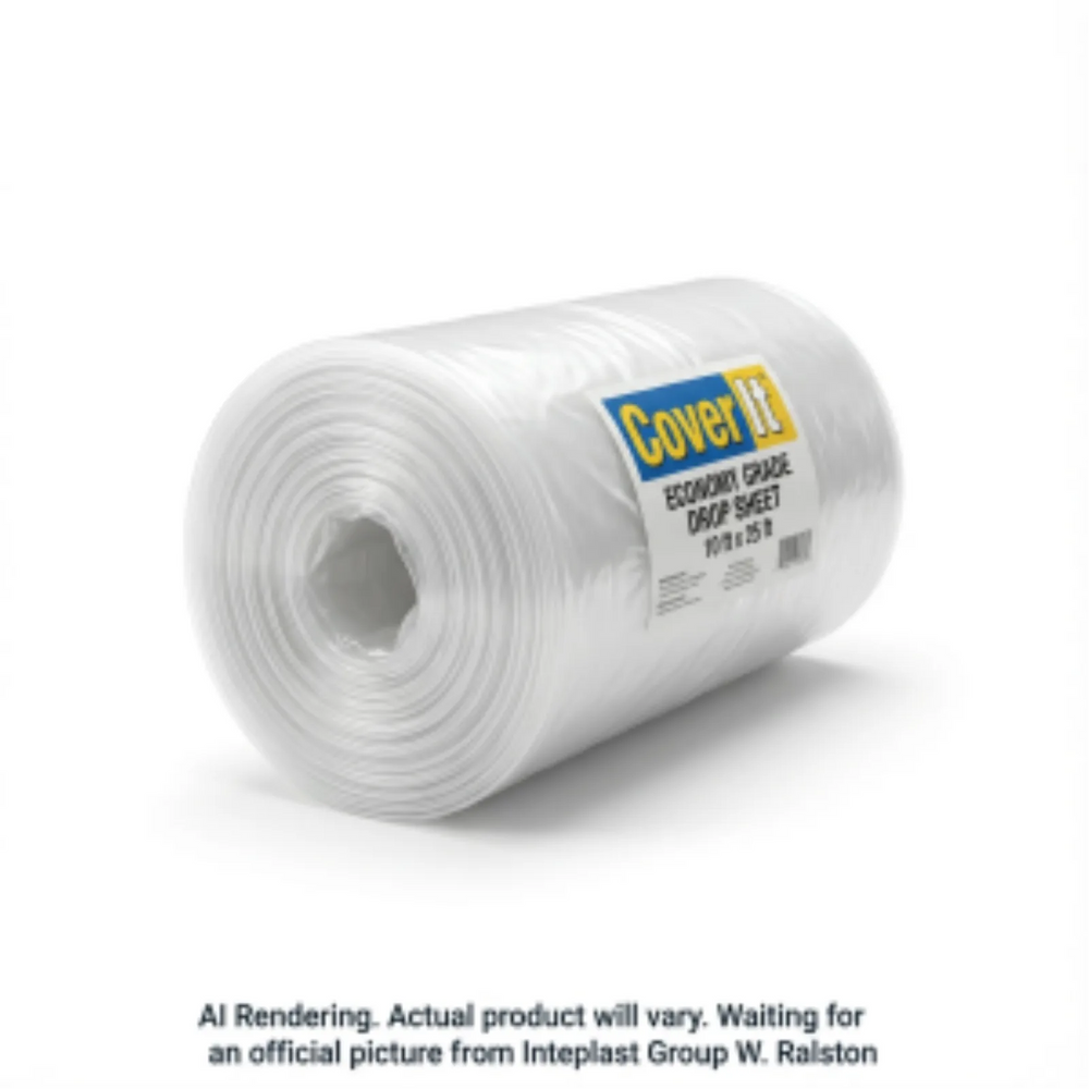 COVER IT Retail Film - Rolls 10' x 25' Utility Sleeve - 1 Bags