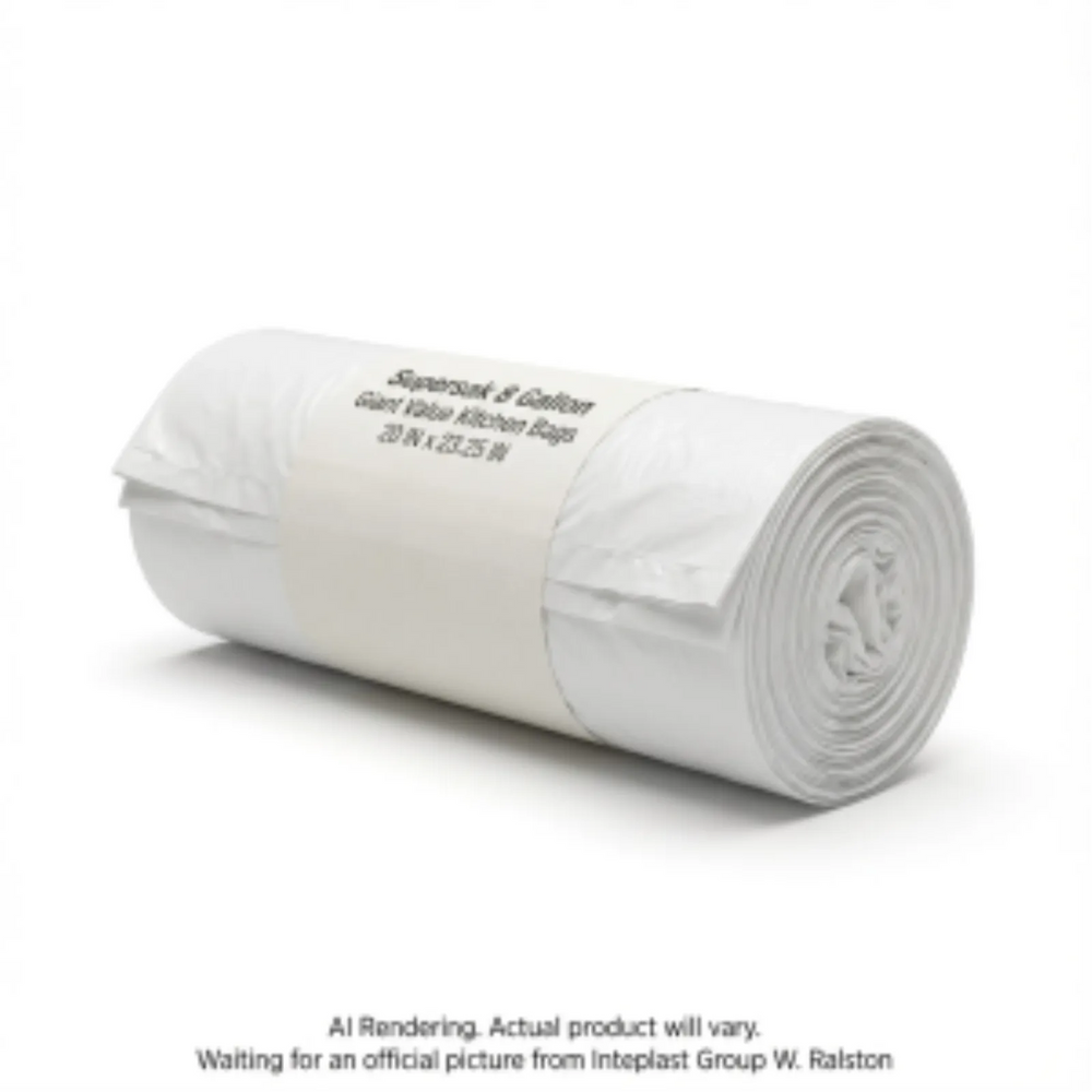 Kitchen & Garbage Bags 20x23.25 Kitchen White - 48 Bags
