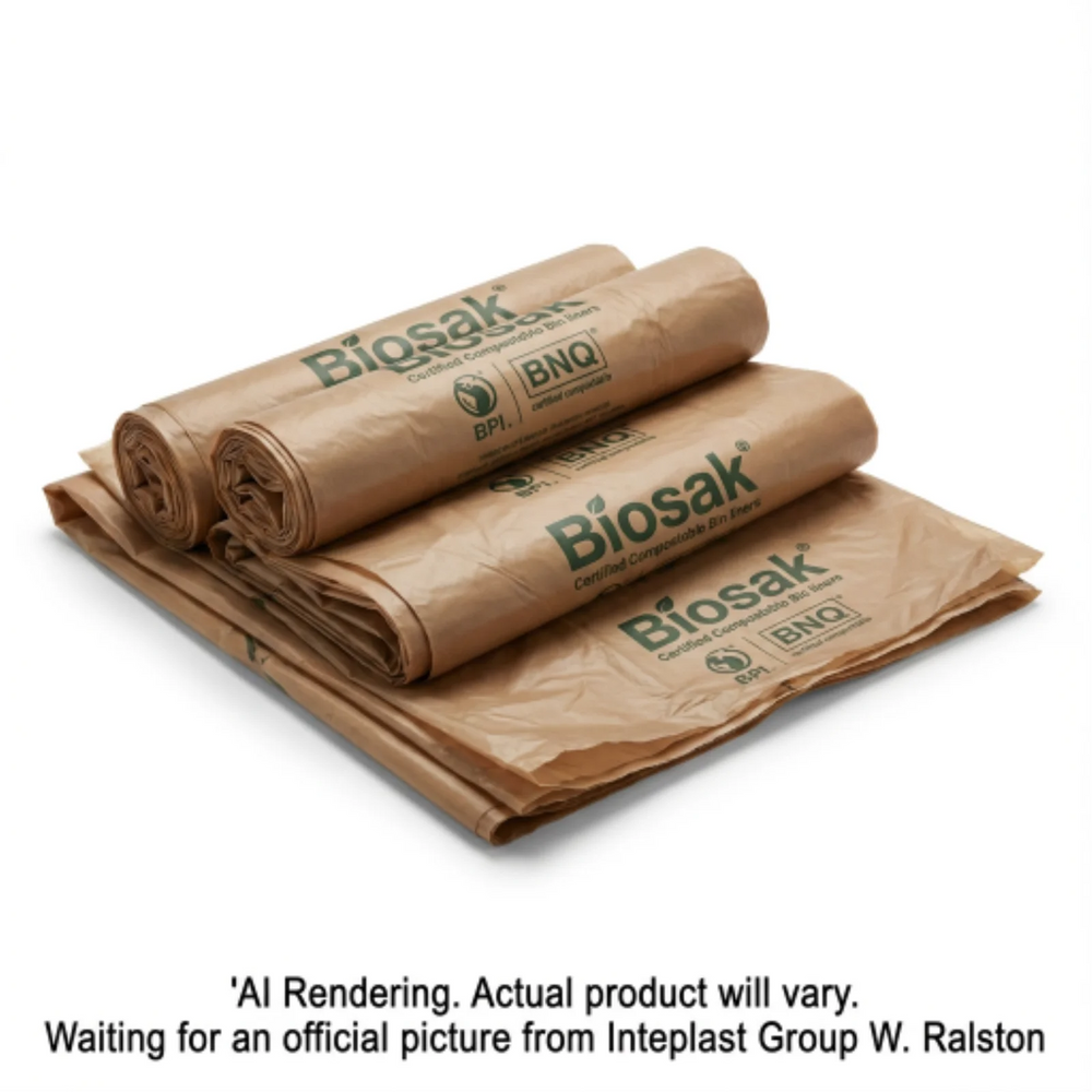 Compostable Bags 16.5 X 16.5 Regular Brown - 100 Bags