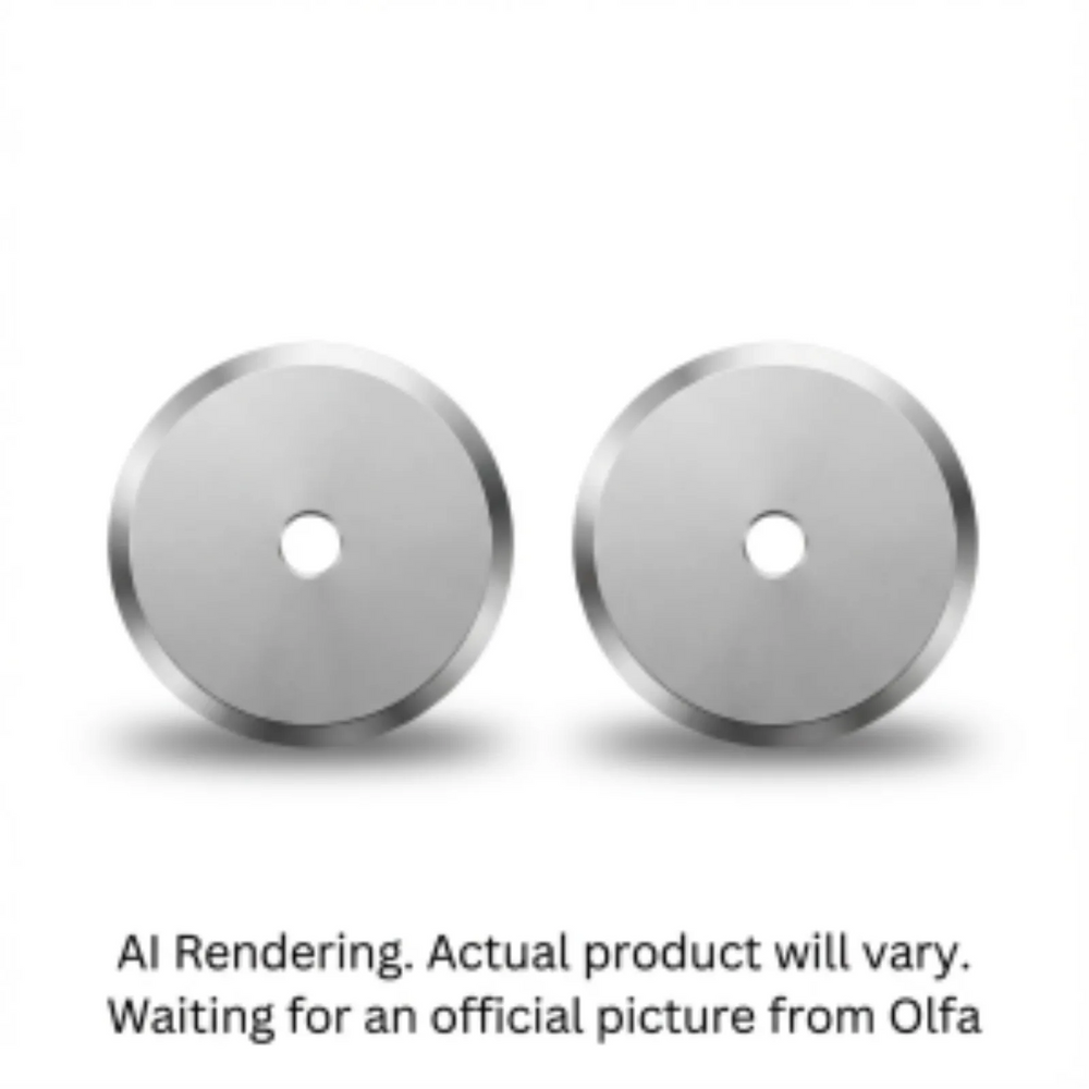 OLFA 18mm RB18-2 Stainless Steel Rotary Blade, 2pk