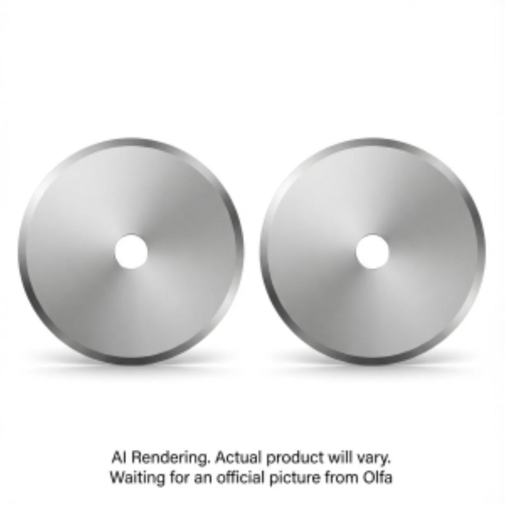 OLFA 60mm RB60H-2 Endurance Rotary Blade, 2pk