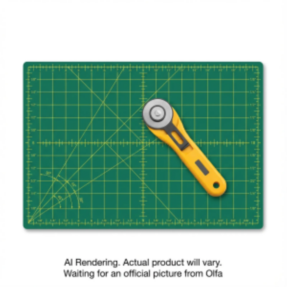 OLFA RTY-2CYEL/ST-01 Fabric Cutting Kit, Yellow