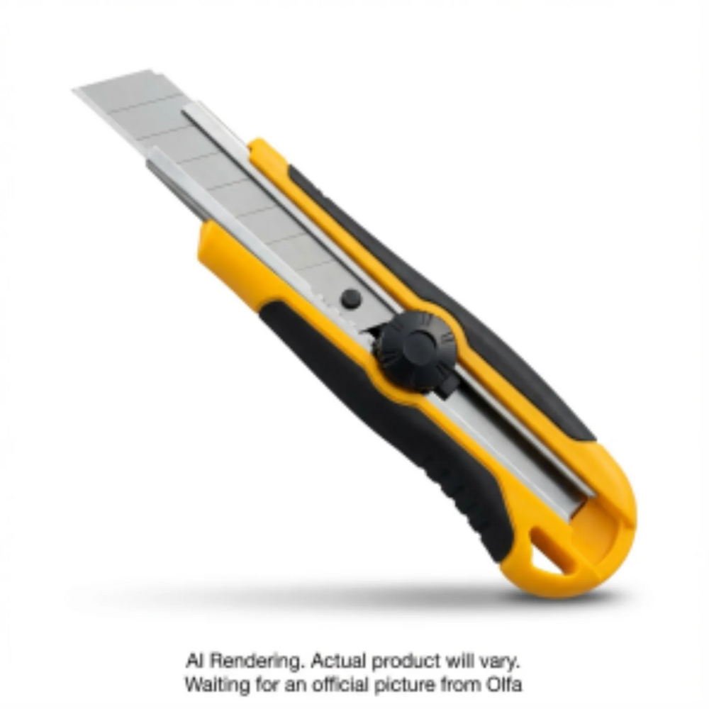 OLFA 25mm H-1 Rubber Inset Utility Knife