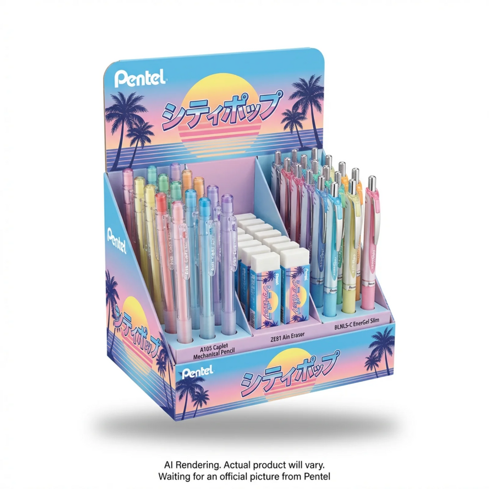 Pentel CITYPOP MIX DISPLAY A105&ZE81&BLNLS-C