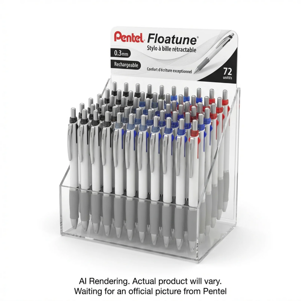 Pentel Floatune Retractable 0.3mm 6DZ Display - French
