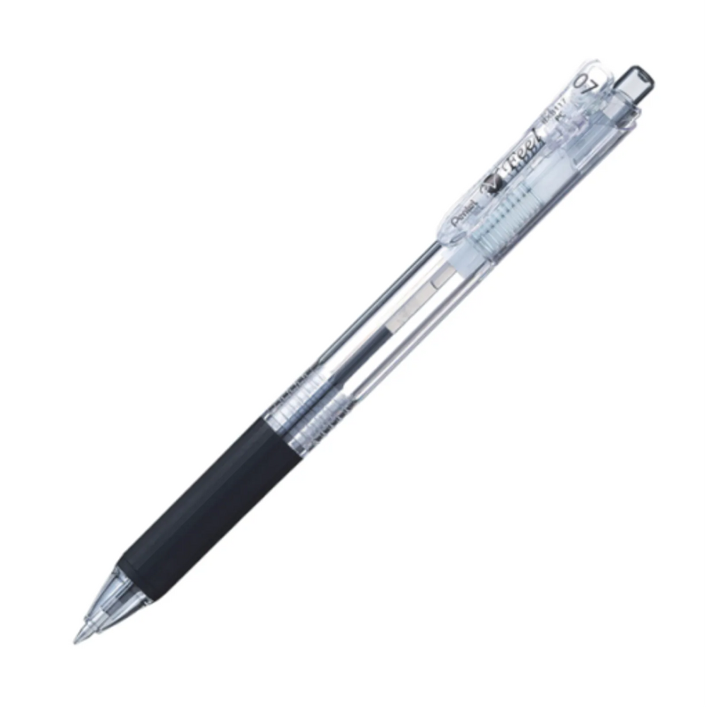 V Feel Retractable Ballpoint Pen, (0.7mm), Black Ink