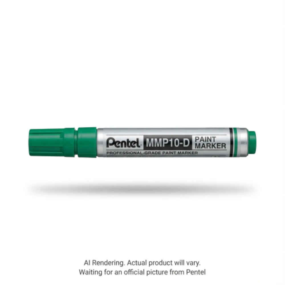 Pentel Paint Marker, Medium Point (4.5mm), Bullet Tip, Green Ink
