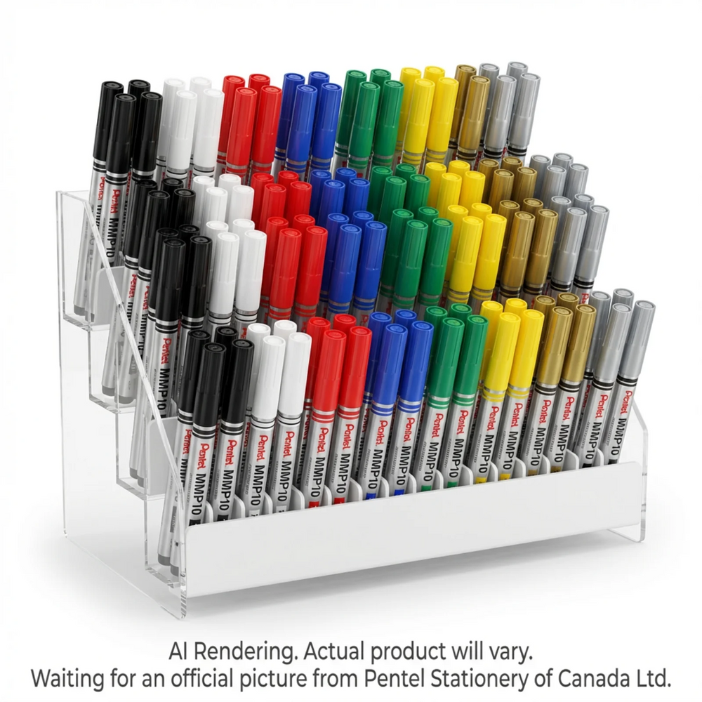 Pentel Paint Marker Display Colour Mix 1 6DZ Open Stock Display
