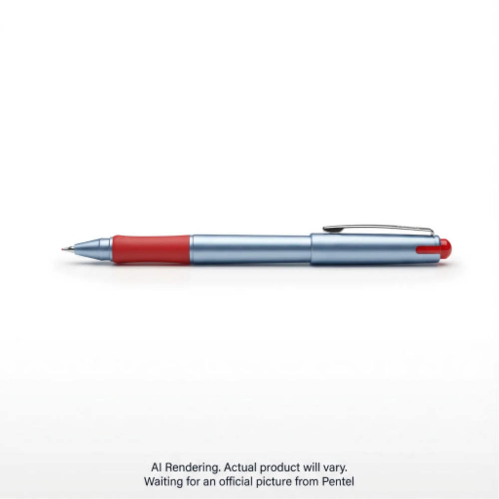 EnerGel Liquid Gel Pen, (0.5mm) Needle Tip, Red Ink