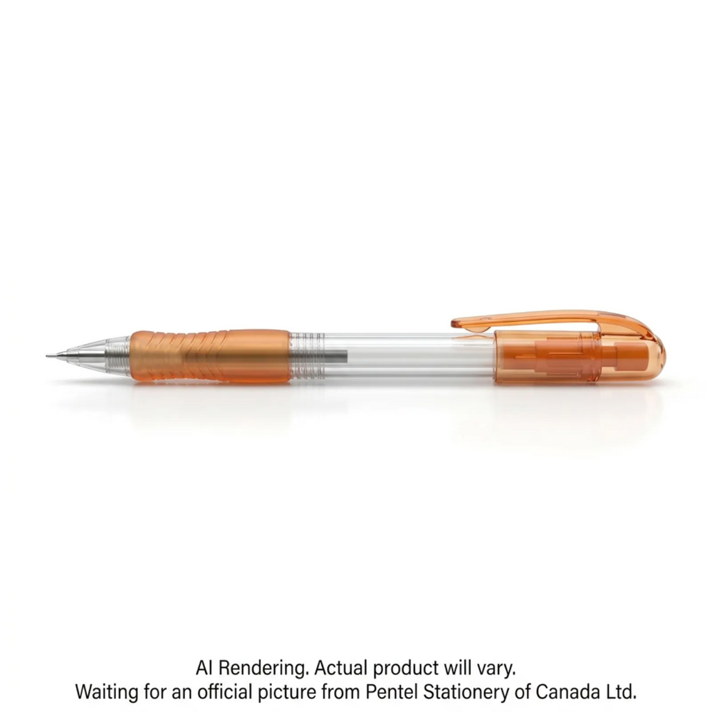 Pentel Caplet Crystal Barrel Mechanical Pencil, 0.5mm