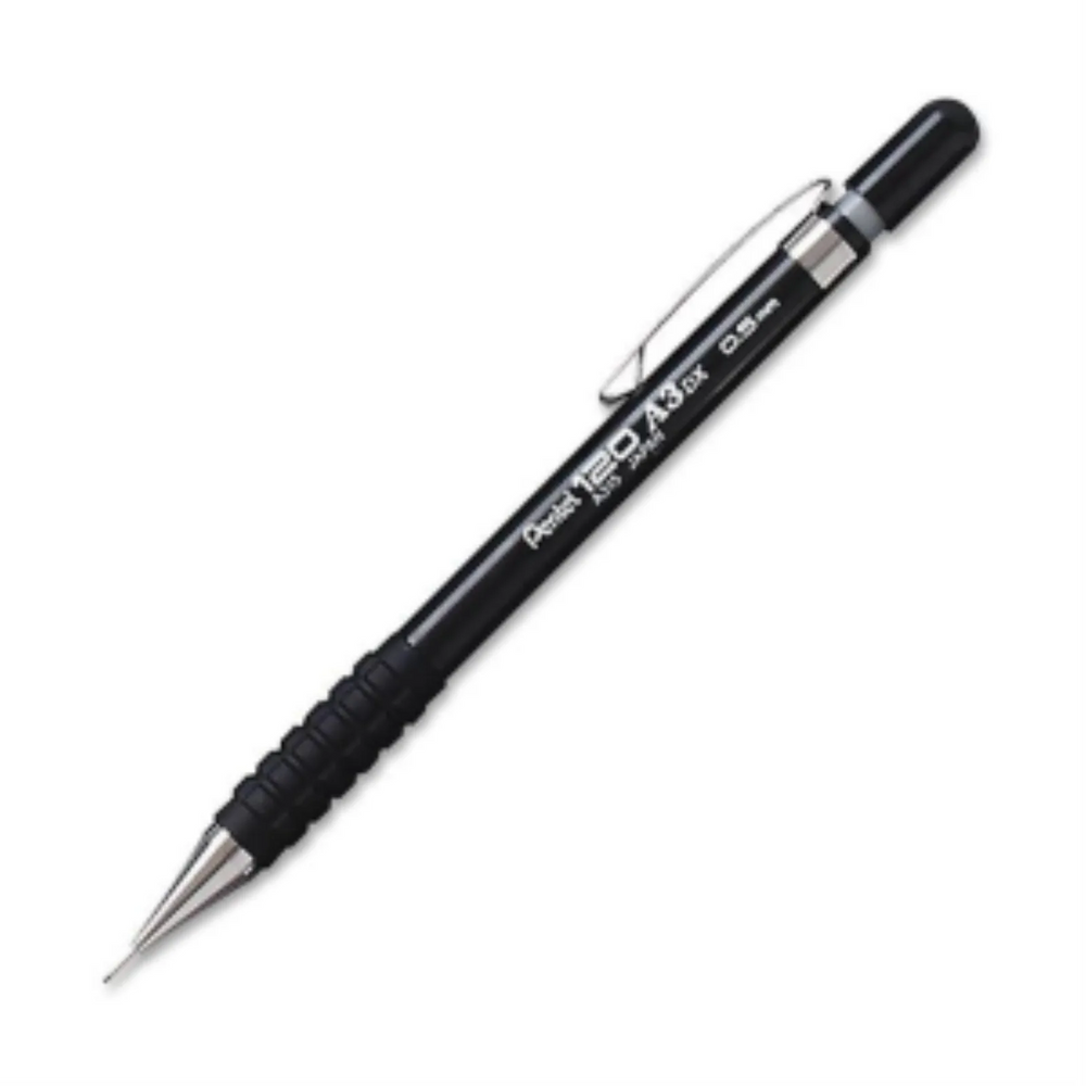 Pentel 120 Mechanical Pencil (0.5mm), Black Barrel
